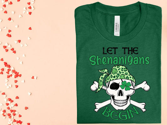 Let The Shenanigans Begin Graphic Tee Graphic Tee