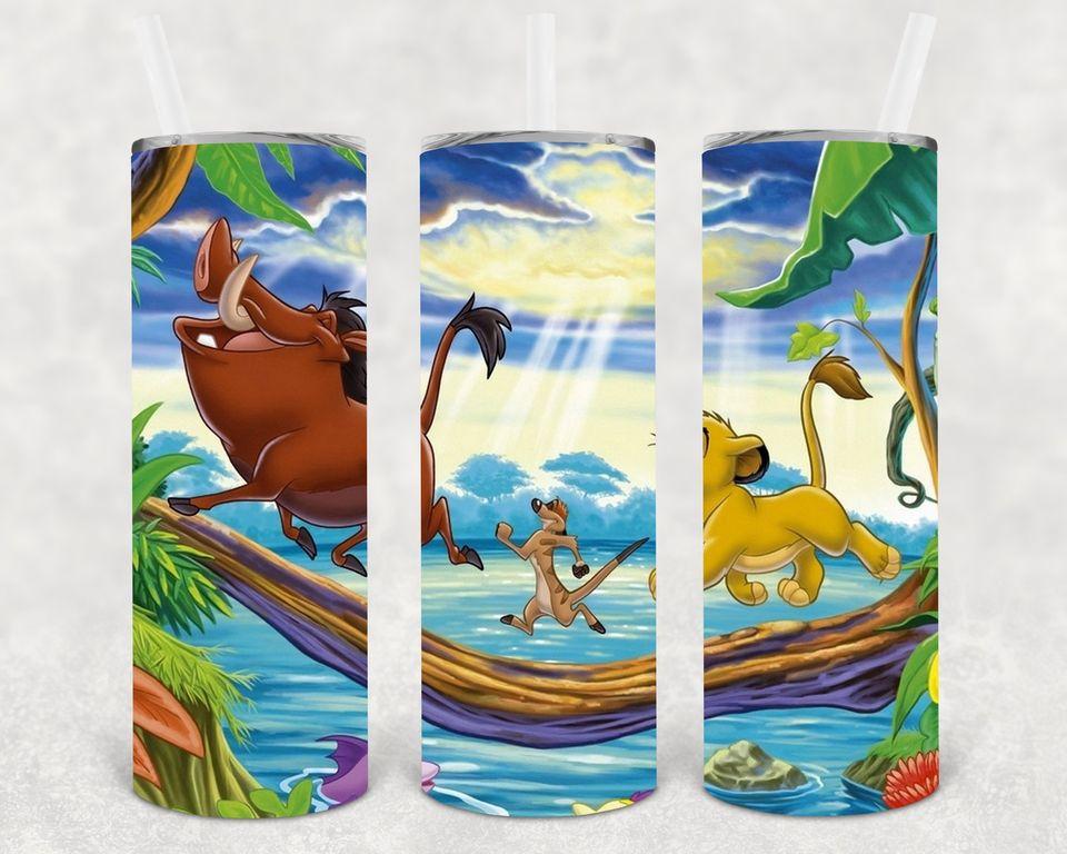 Lion King 20 Oz Skinny Tumbler