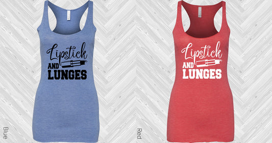 Lipstick And Lunges Graphic Tee Graphic Tee