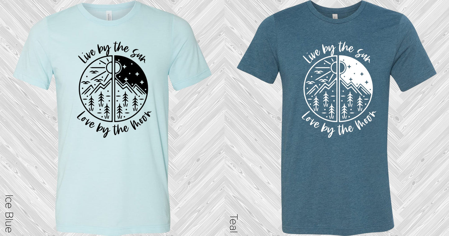 Live By The Sun Love Moon Graphic Tee Graphic Tee