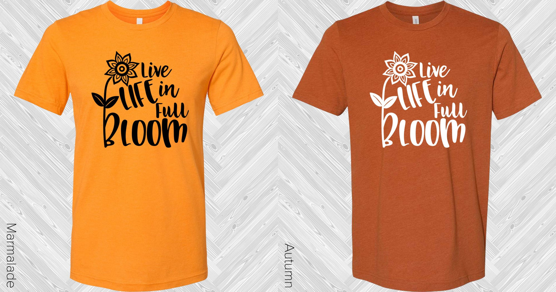 Live Life In Full Bloom Graphic Tee Graphic Tee