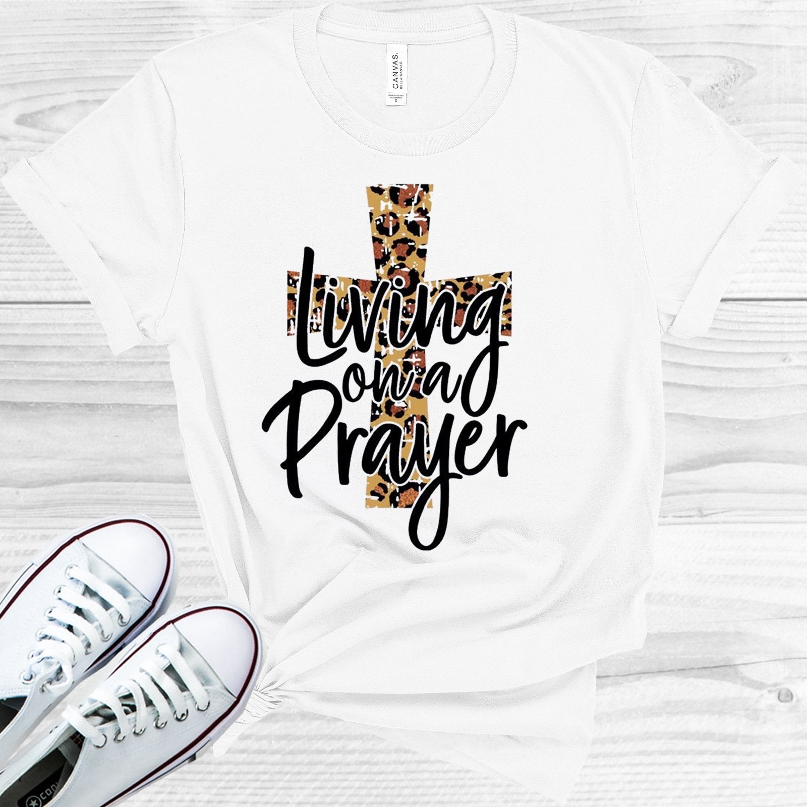 Living On A Prayer Graphic Tee Graphic Tee