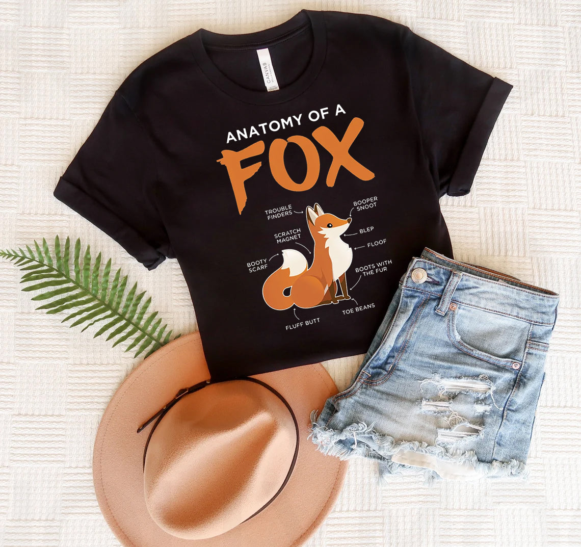 Anatomy of a Fox Graphic Tee