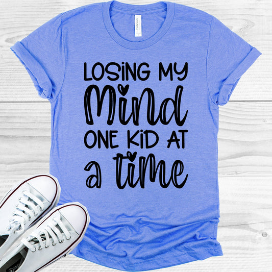 Losing My Mind One Kid At A Time Graphic Tee Graphic Tee