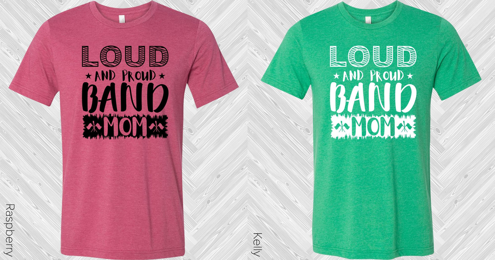 Loud And Proud Band Mom Graphic Tee Graphic Tee