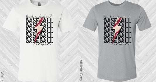 Loud And Proud Baseball Mom Graphic Tee Graphic Tee