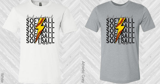 Loud And Proud Softball Mom Graphic Tee Graphic Tee