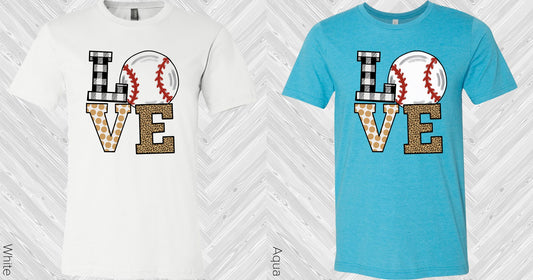 Love Baseball Graphic Tee Graphic Tee