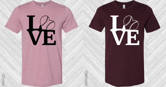 Love Baseball Graphic Tee Graphic Tee