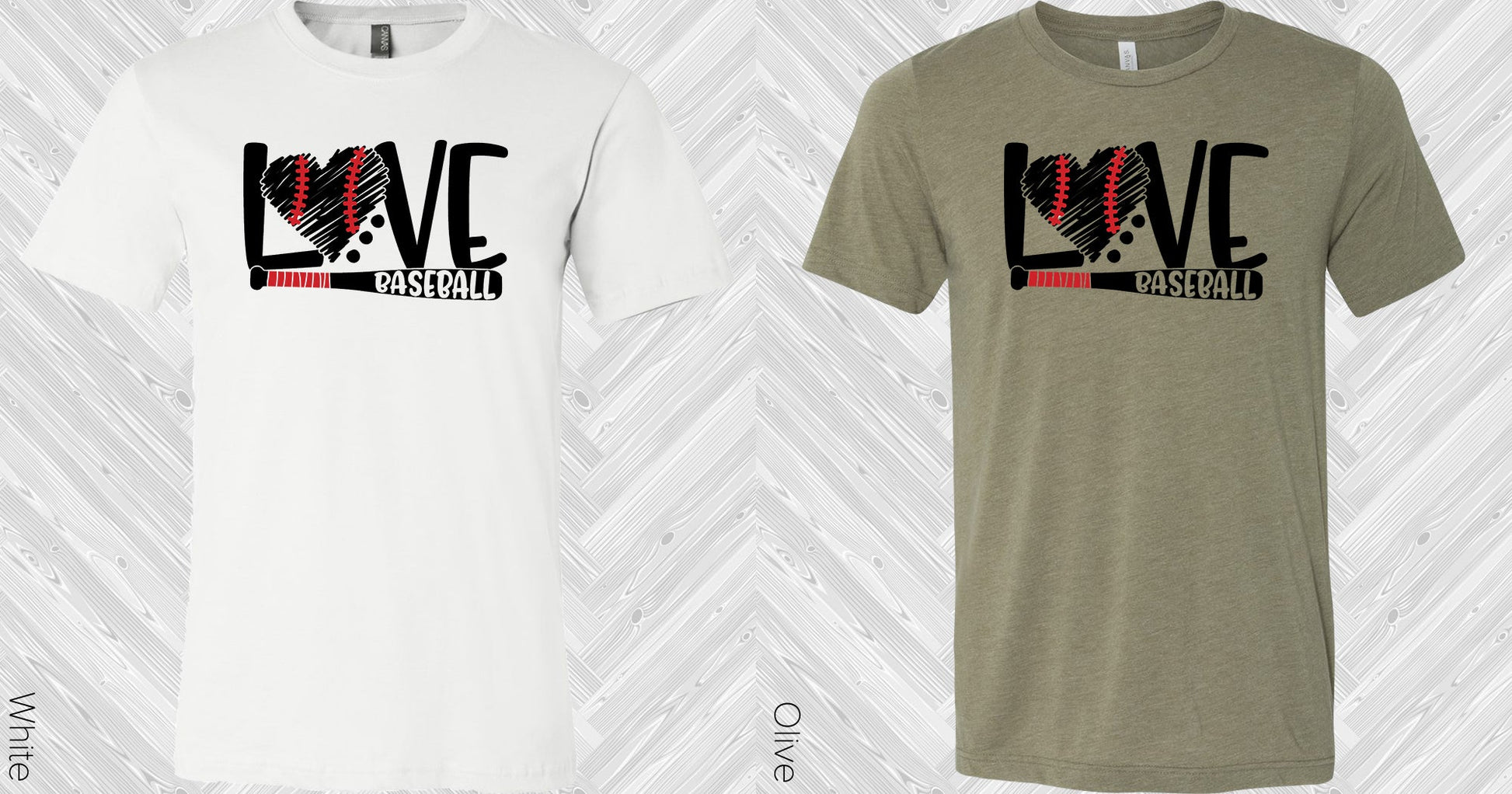 Love Baseball Graphic Tee Graphic Tee