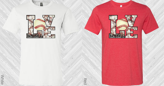 Love Baseball Graphic Tee Graphic Tee