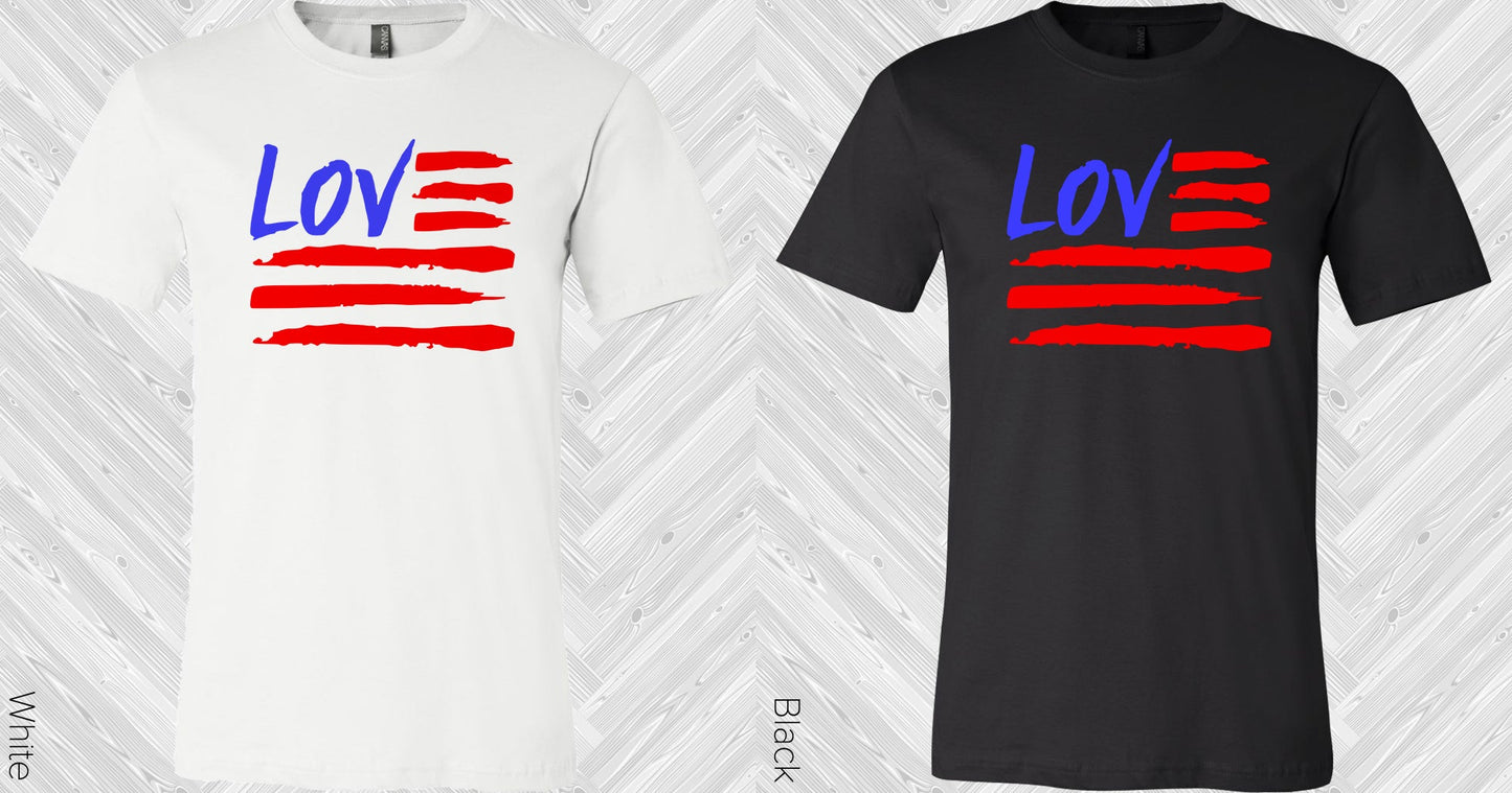 Love Flag Graphic Tee Graphic Tee