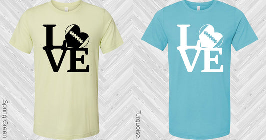 Love Football Graphic Tee Graphic Tee