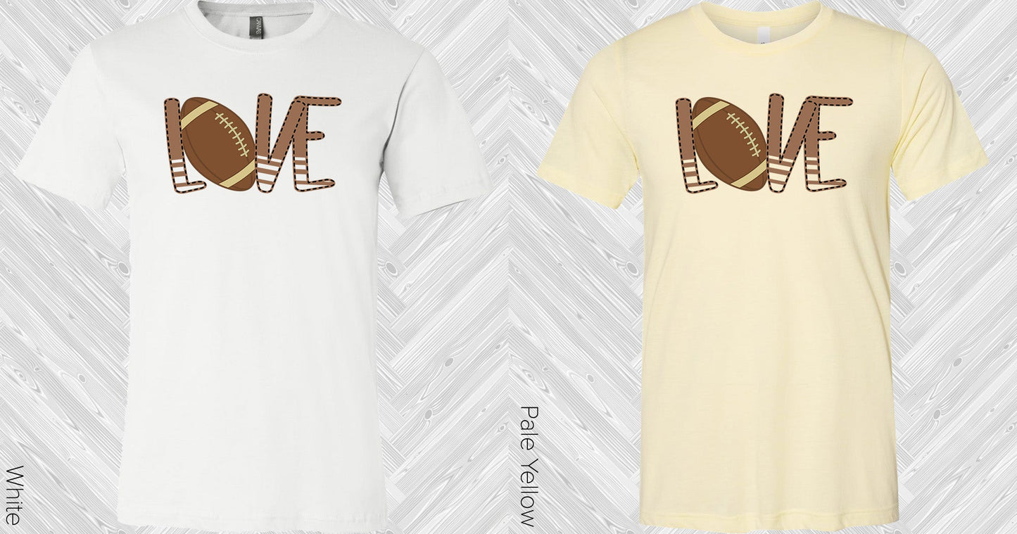 Love Football Graphic Tee Graphic Tee