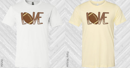 Love Football Graphic Tee Graphic Tee