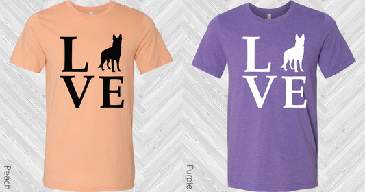 Love German Shepherd Graphic Tee Graphic Tee