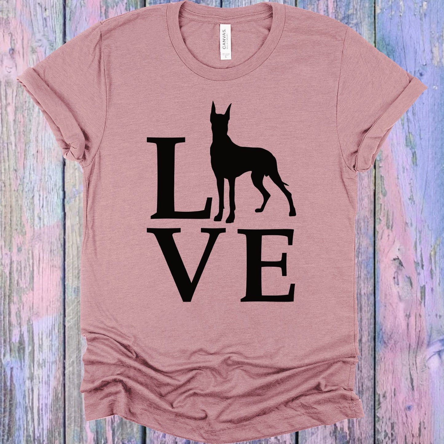 Love Great Dane Graphic Tee Graphic Tee