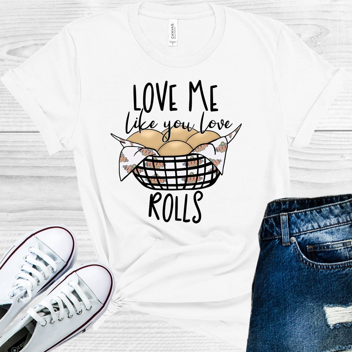 Love Me Like You Rolls Graphic Tee Graphic Tee