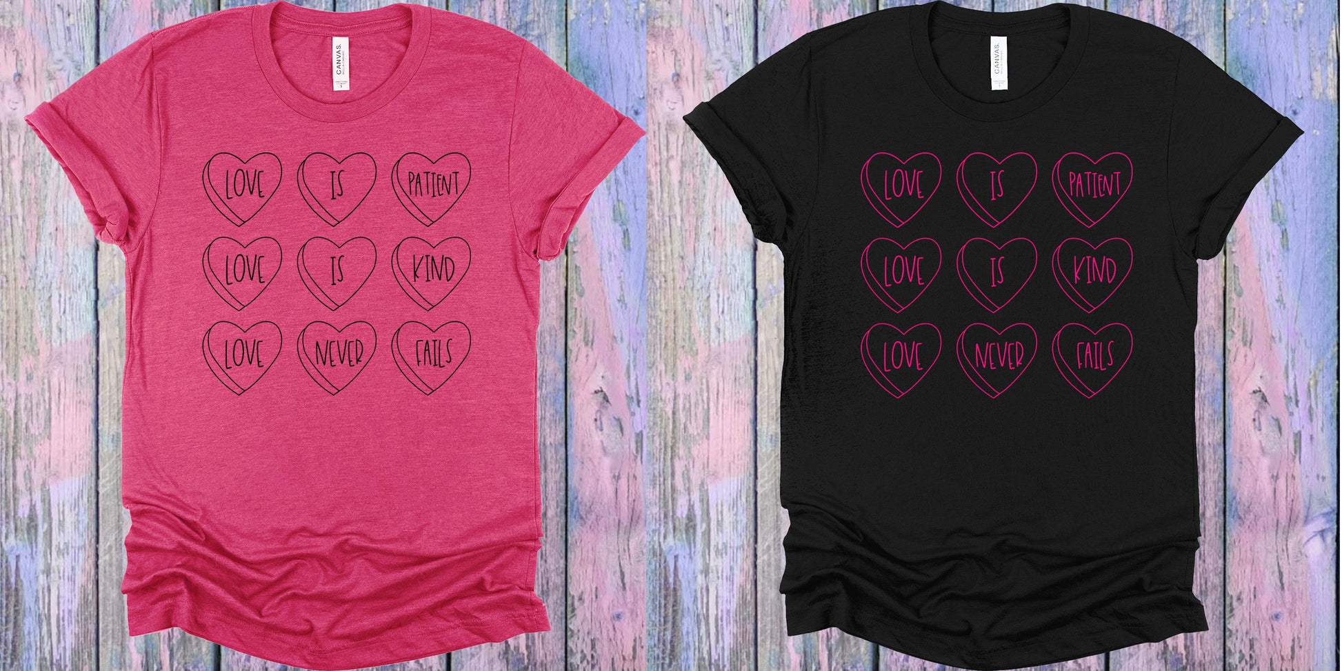 Love Never Fails Graphic Tee Graphic Tee