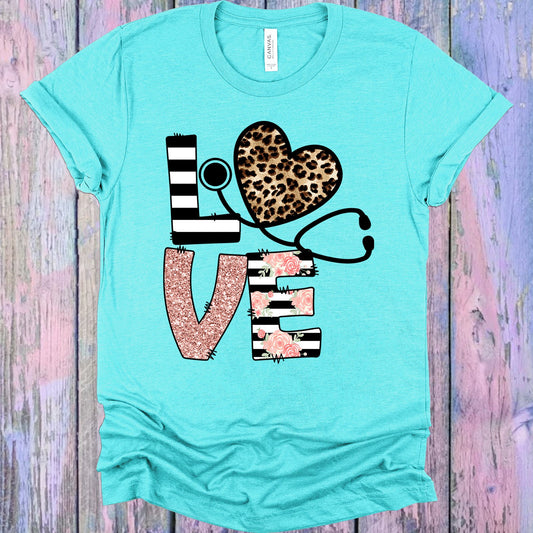 Love Stethoscope Graphic Tee Graphic Tee