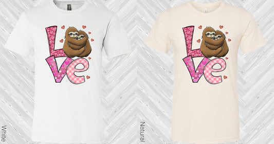 Love Sloth Graphic Tee Graphic Tee