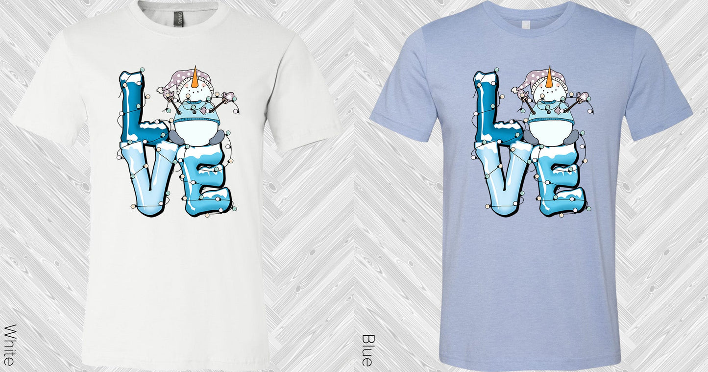 Love Snowman Graphic Tee Graphic Tee