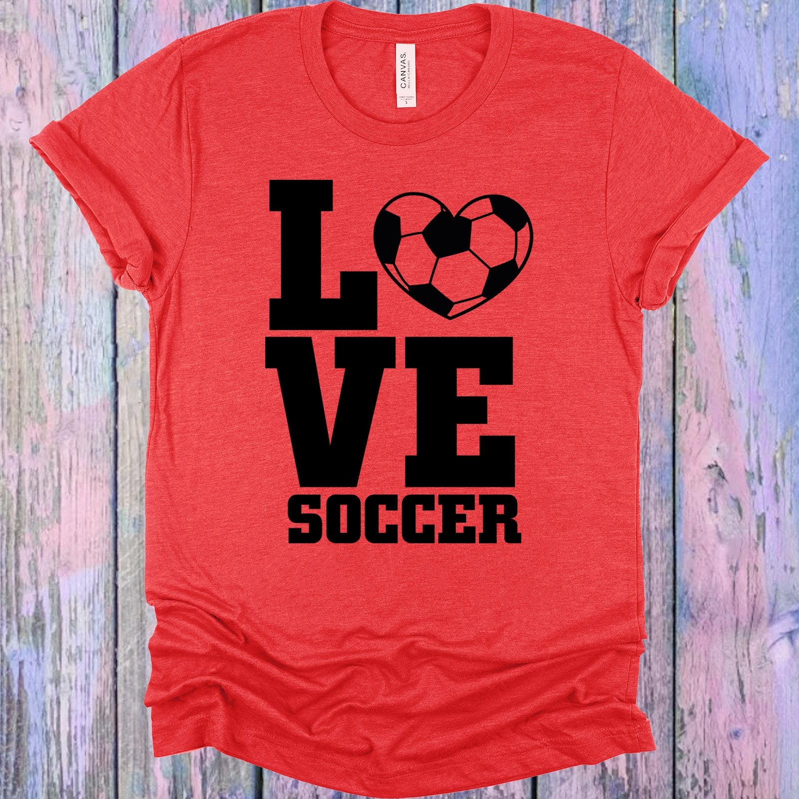 Love Soccer Graphic Tee Graphic Tee