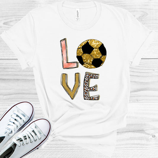 Love Soccer Graphic Tee Graphic Tee