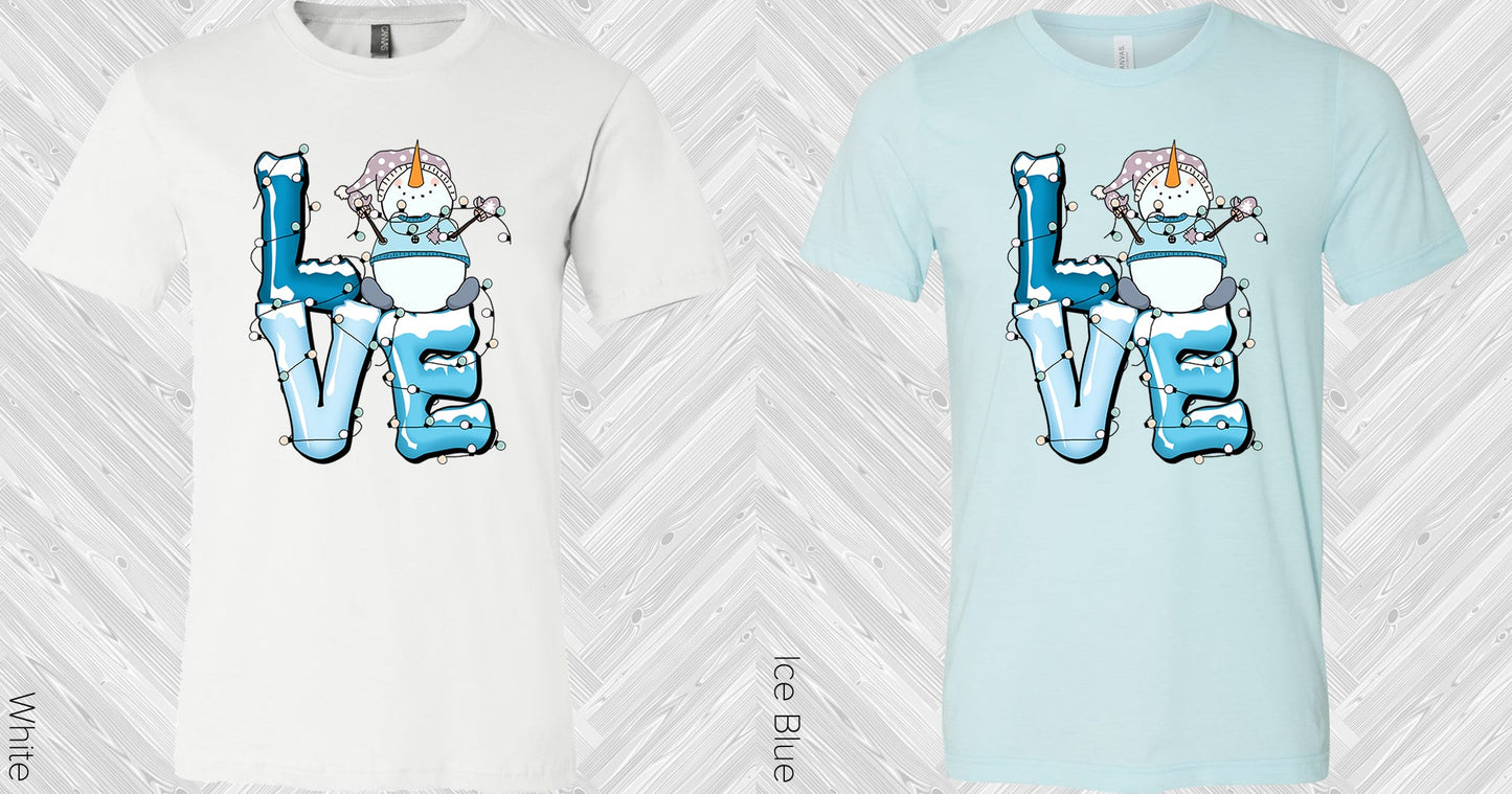 Love Winter Graphic Tee Graphic Tee
