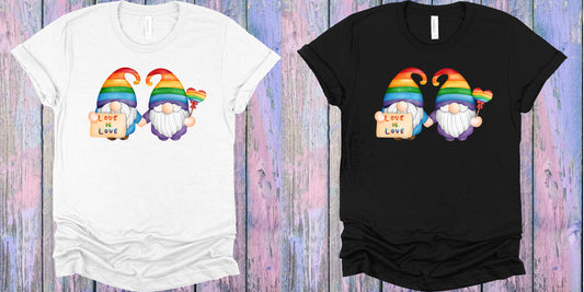 Love Is Gnomes Graphic Tee Graphic Tee