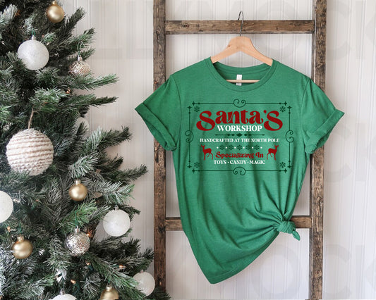 Santa's Workshop Graphic Tee