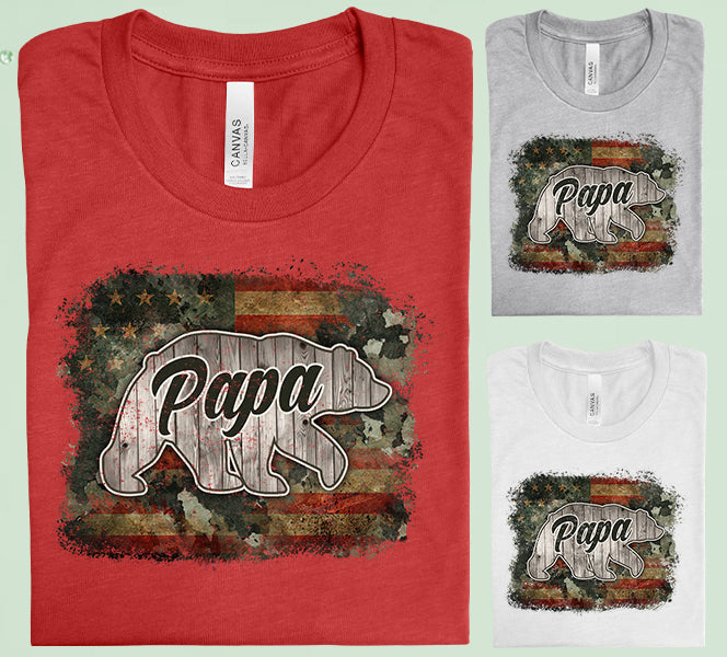 Papa Bear Graphic Tee Graphic Tee