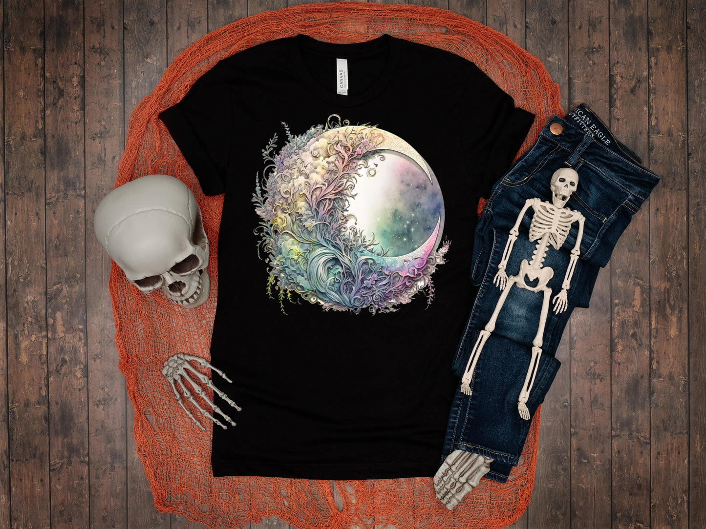 Pastel Witch Moon Graphic Tee
