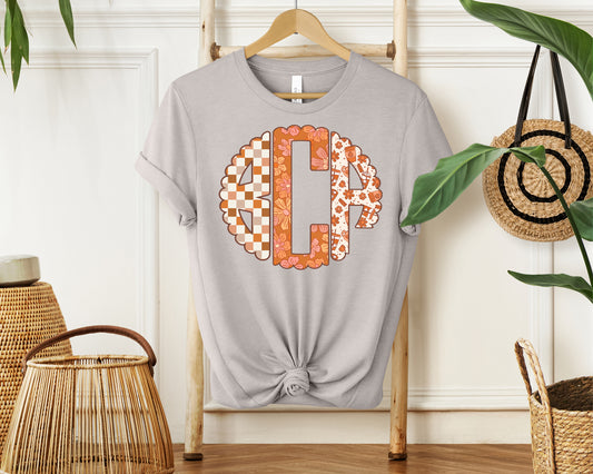 Fall Monogram Graphic Tee