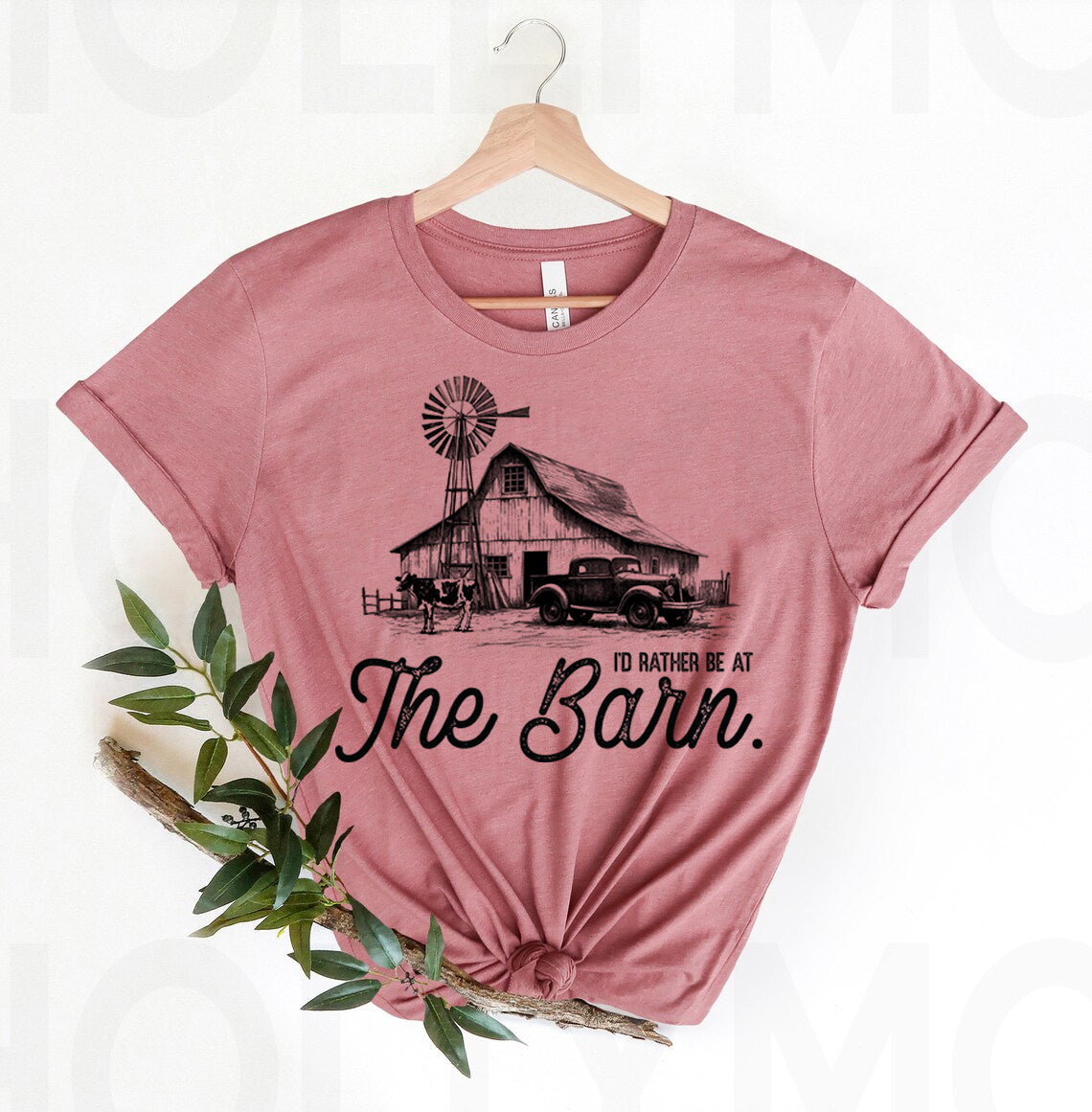 I'd Rather Be at the Barn Graphic Tee