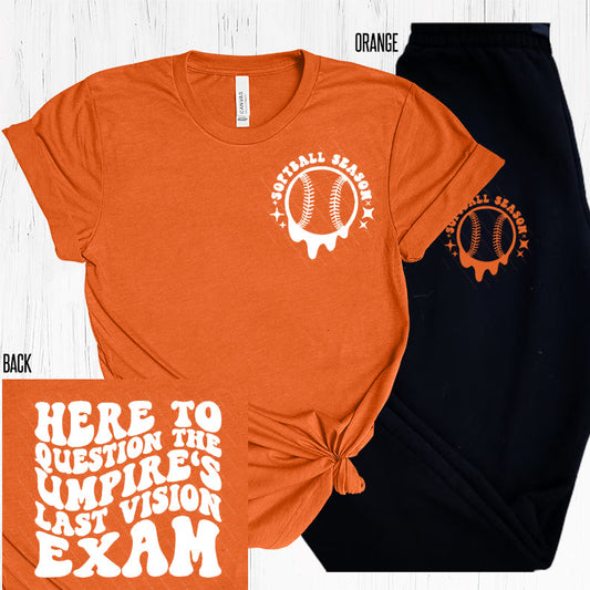 Softball Season Graphic Tee Graphic Tee