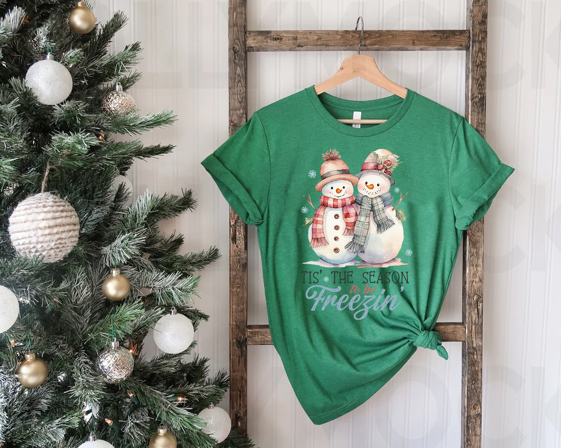 Tis the Season to Be Freezin Graphic Tee