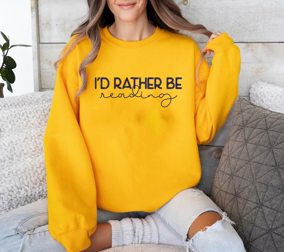 I'd Rather Be Reading Graphic Tee