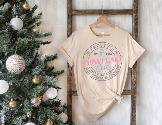 Frosty's Snowflake Cafe Graphic Tee