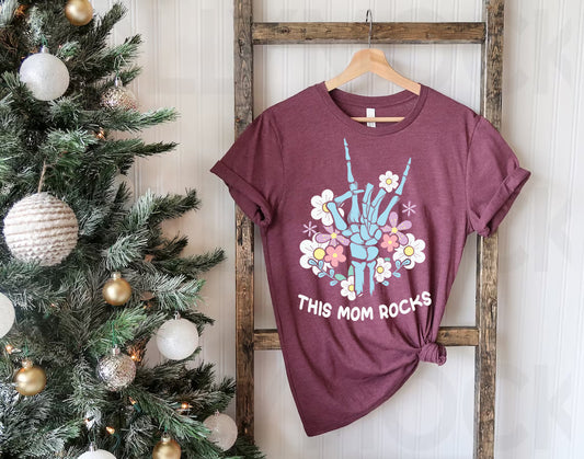 This Mom Rocks Graphic Tee
