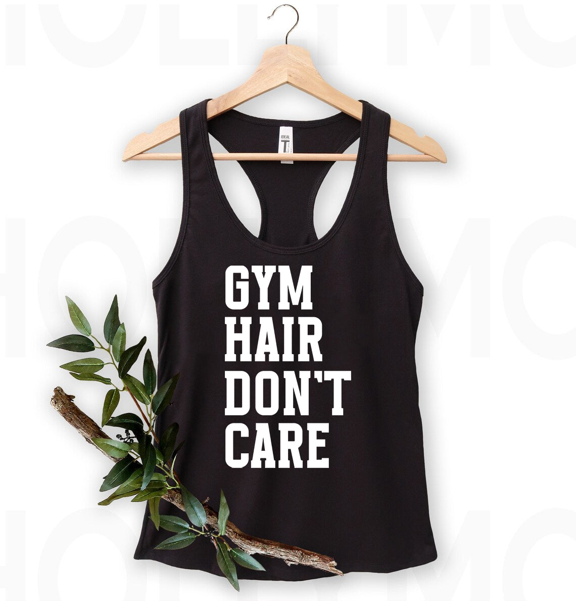 Gym Hair Don't Care Graphic Tee