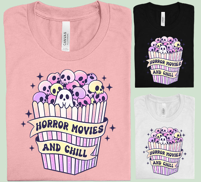 Horror Movies and Chill Graphic Tee