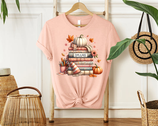 Just a Girl Who Loves Fall Graphic Tee