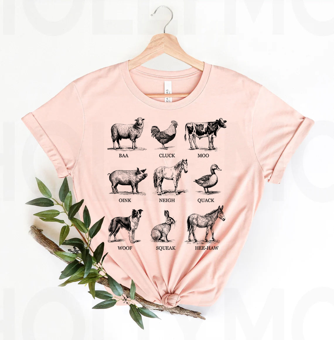 Animal Sounds Graphic Tee