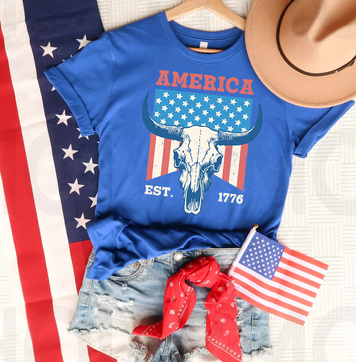 America Est 1776 Graphic Tee