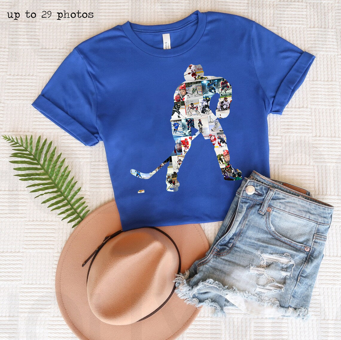 Hockey Photos Customized Graphic Tee