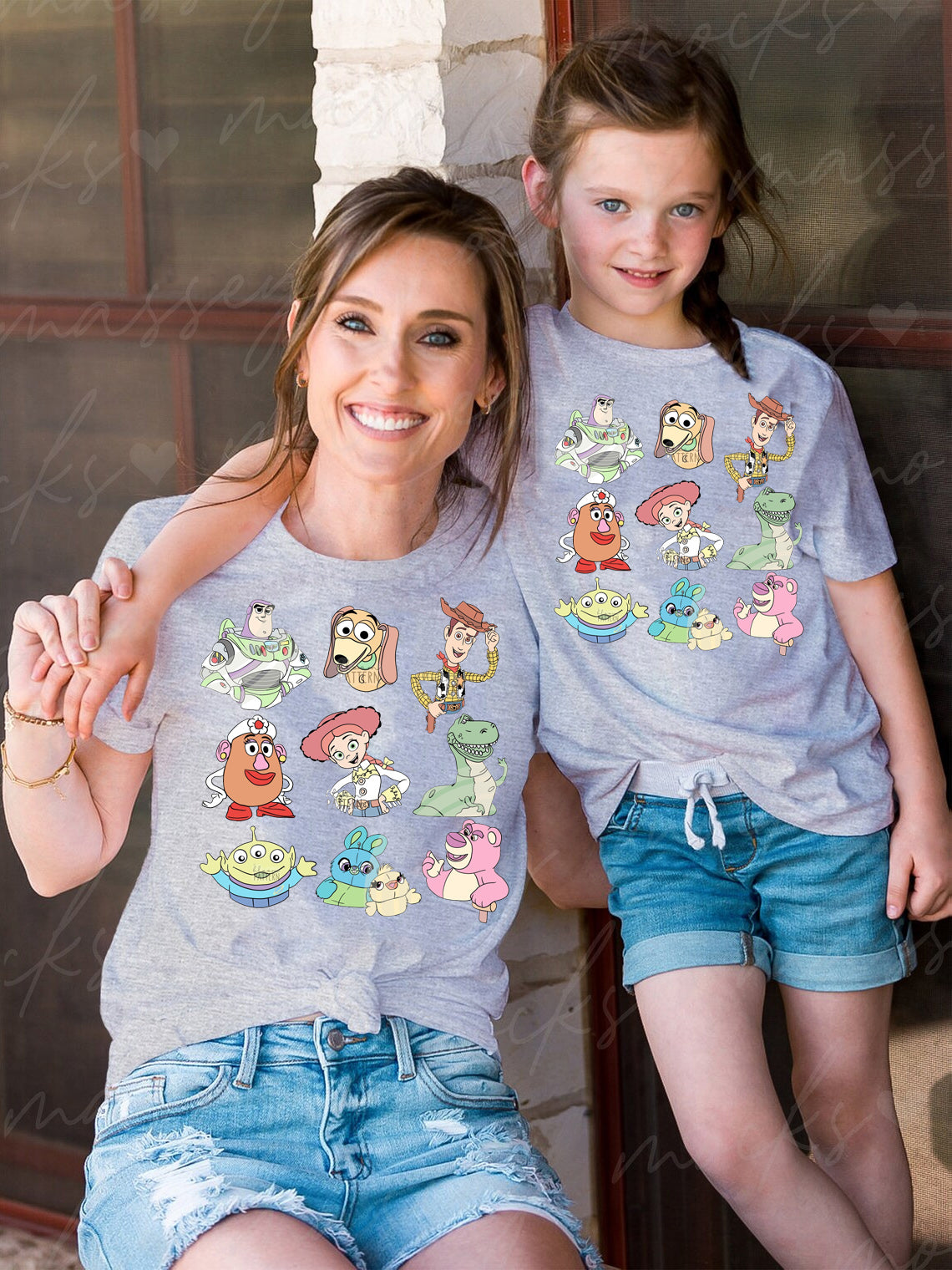 Toy Story Collage Graphic Tee