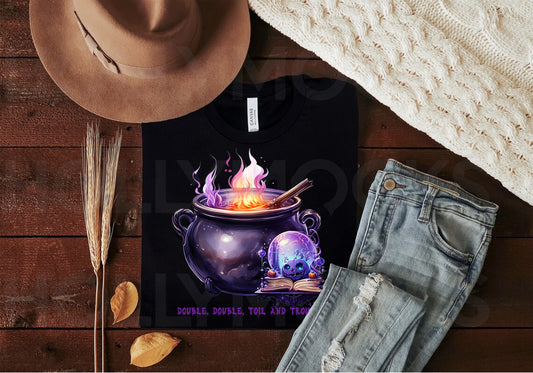 Double Double Toil and Trouble Graphic Tee