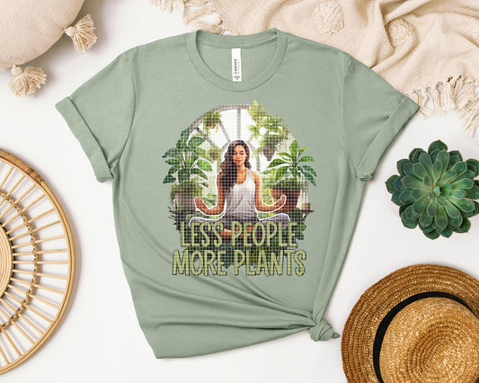 Less People More Plants Graphic Tee