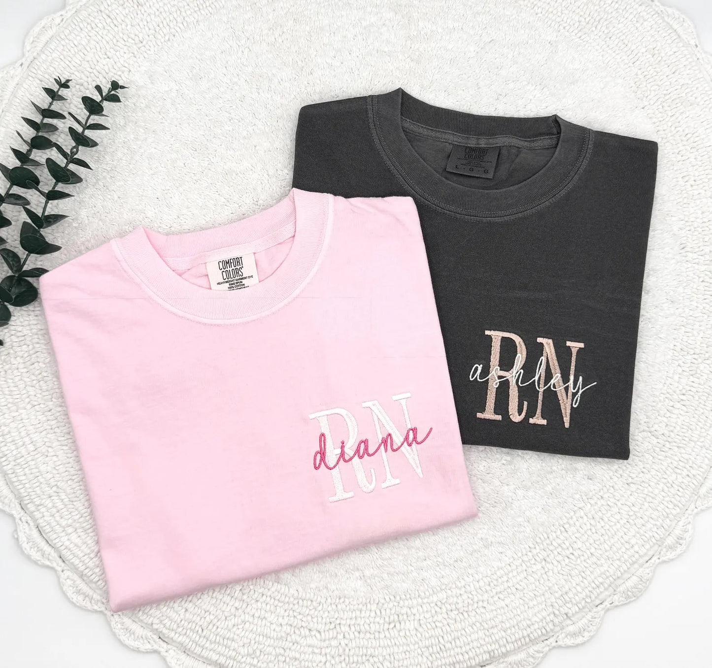 Job and Name Embroidered Shirt